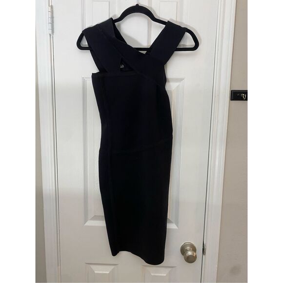 Narcisco Rodriguez Black Knit Bodycon Dress, Size Small* MSRP $995 - Picture 11 of 13